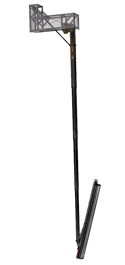XXXL Speakerlift für Lautsprecherintegration ausgefahren