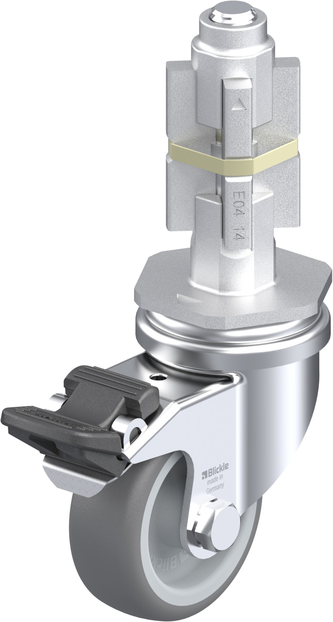 Roue Pivotante Blickle 605550 – Tête En Acier Pressé, Roue 100mm, Solide