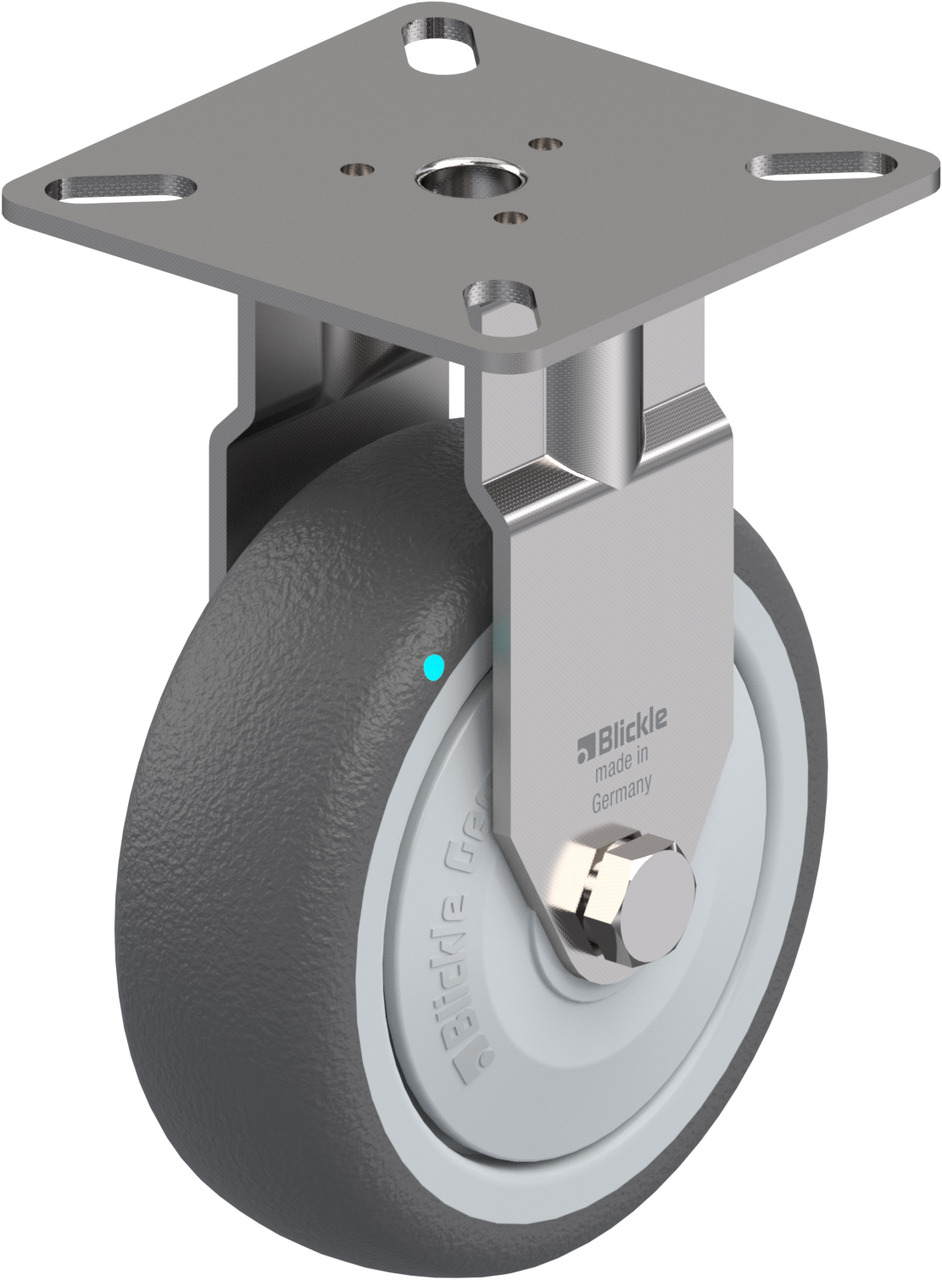 BPXA-PATH 75KFD Stainless steel apparatus castor with screw-on plate ...